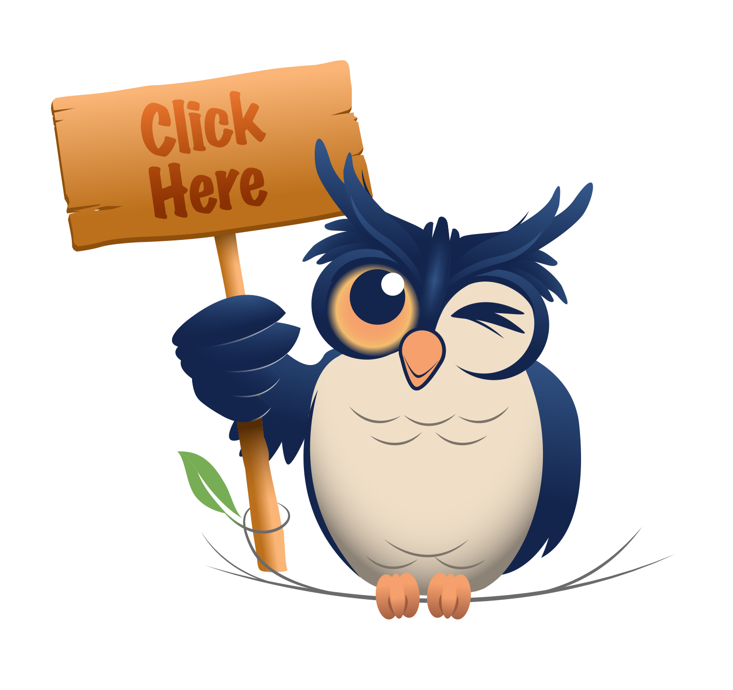 Image of cartoon owl holding monocle