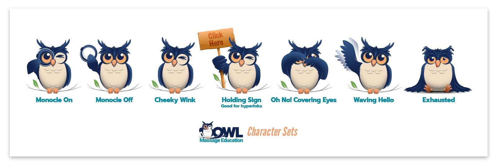 image of OWL Massage icons