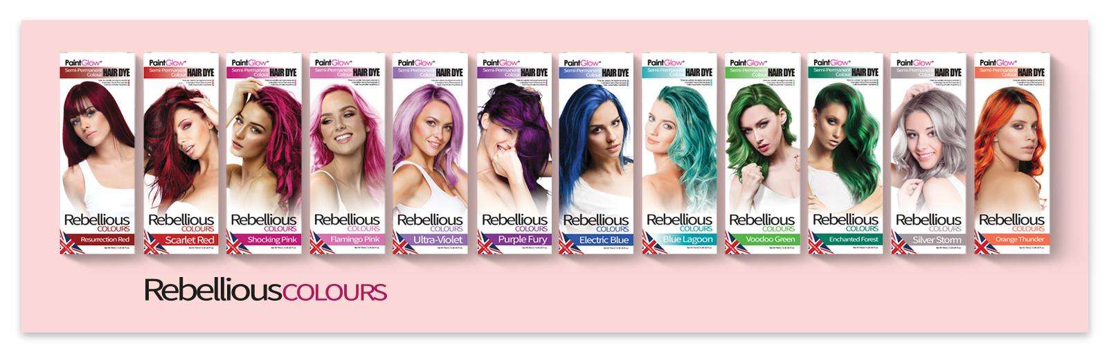image of Rebellious hair colour packaging